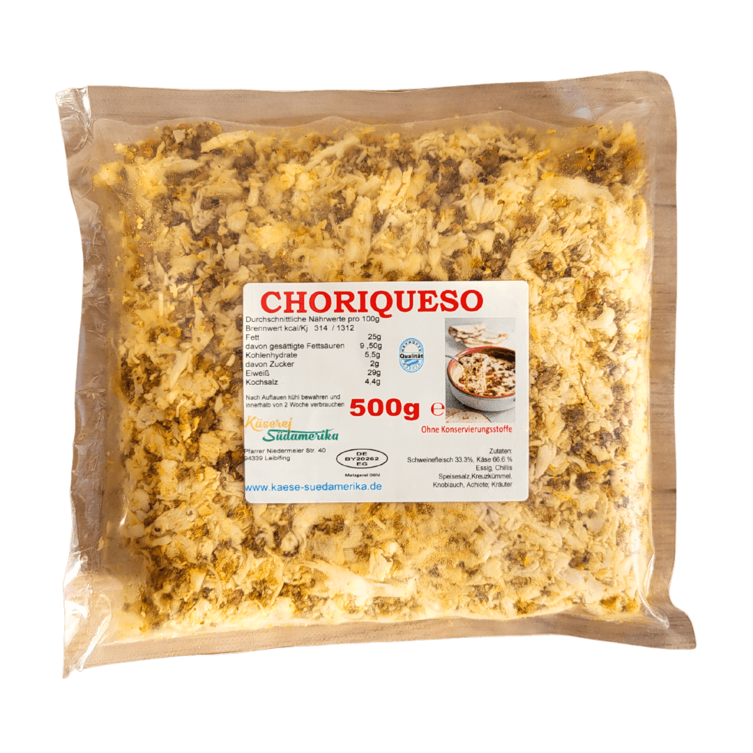 Choriqueso 500g Packung Käserei Südamerika front