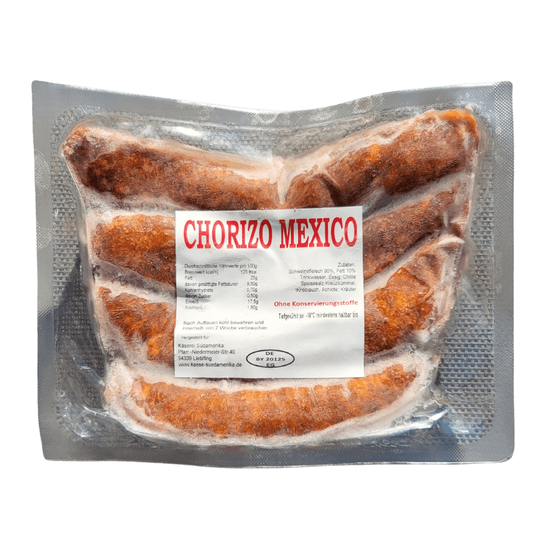 Chorizo Mexico ganz von Käserei Südamerika 450g Packung